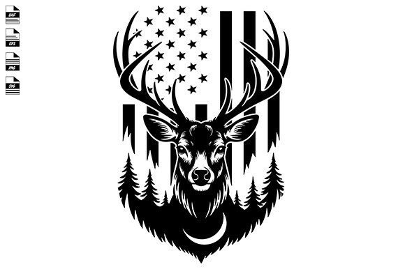 Download American Flag Deer Svg, Deer Hunting - Deer svg Collection