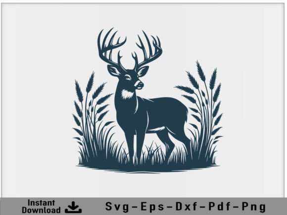 Download Hunting DEER Svg Vector Silhouette File - Premium Resources