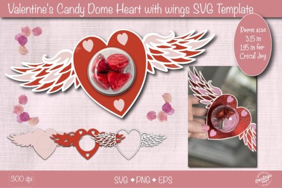 Download Valentine Candy Dome Holder| Treat Box - Premium Resources