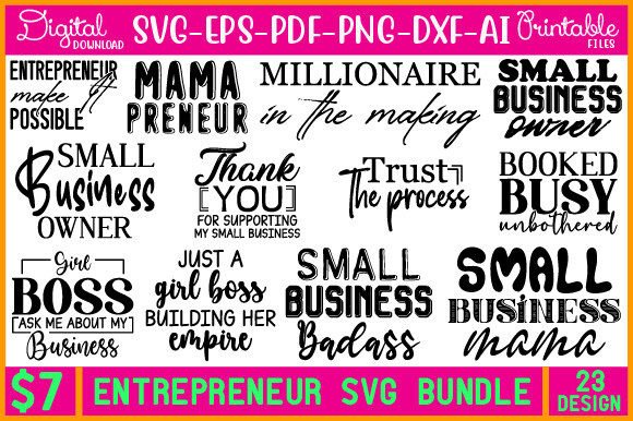 Download ENTREPRENEUR SVG BUNDLE - Entrepreneur svg Collection