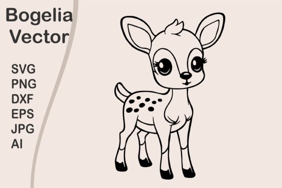 Download Cute Baby Deer Svg, Fawn - Premium Resources