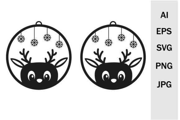 Download Cute Deer SVG Earrings Pattern - Premium Bundle