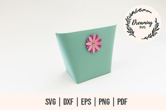 Download Flower Treat Box SVG - Flower Gift Box - Treat box svg Collection