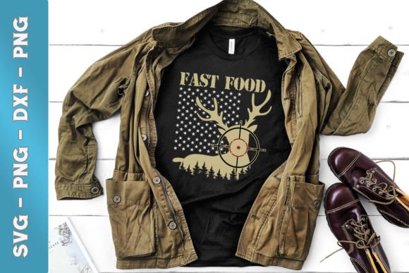 Download Fast Food Funny Hunting Deer SVG - Premium Resources