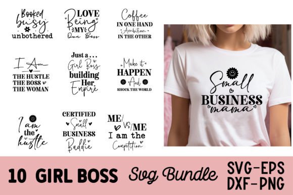 Download Girl Boss SVG Bundle, Entrepreneur SVG - Entrepreneur svg Collection