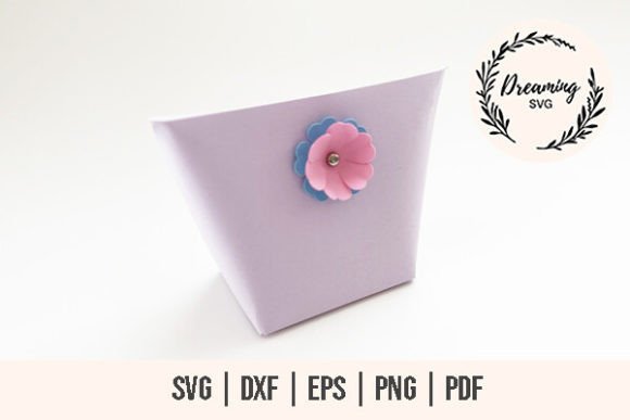 Download Flower Treat Box SVG - Flower Gift Box - Treat box svg Collection